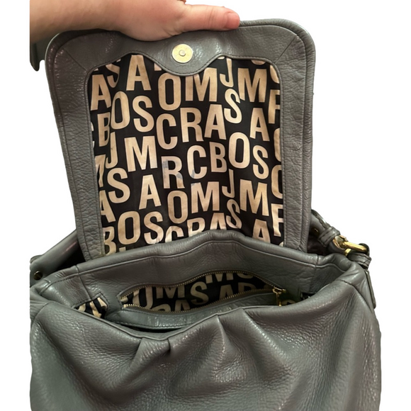 Marc by Marc Jacobs Crossbody Leather Purse with Gold Toned Hardware, Imperfect - Picture 3 of 10